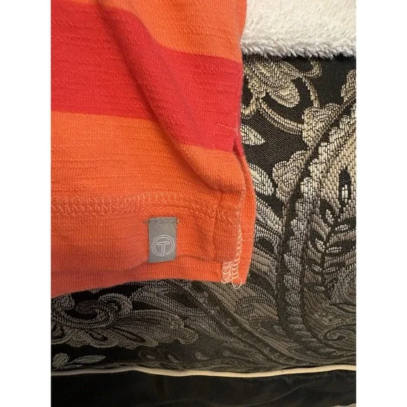 T By Talbots Long Sleeve Multi Colored Tee Shirt, Medium - Picture 5 of 9